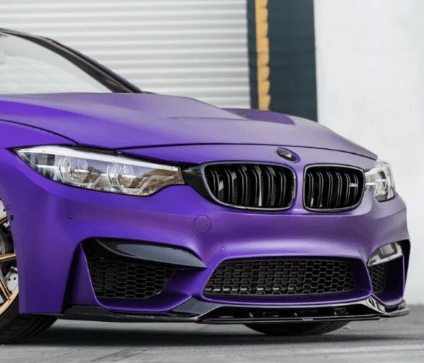 Vorsteiner BMW F8X M3/M4 VRS/EVO PROGRAM (2014 - 2018) VRS GTS-V Aero Front Spoiler Carbon Fiber PP 1x1 Glossy