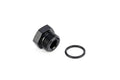 HPS Performance AN Fittings Plug, Aluminum, Black