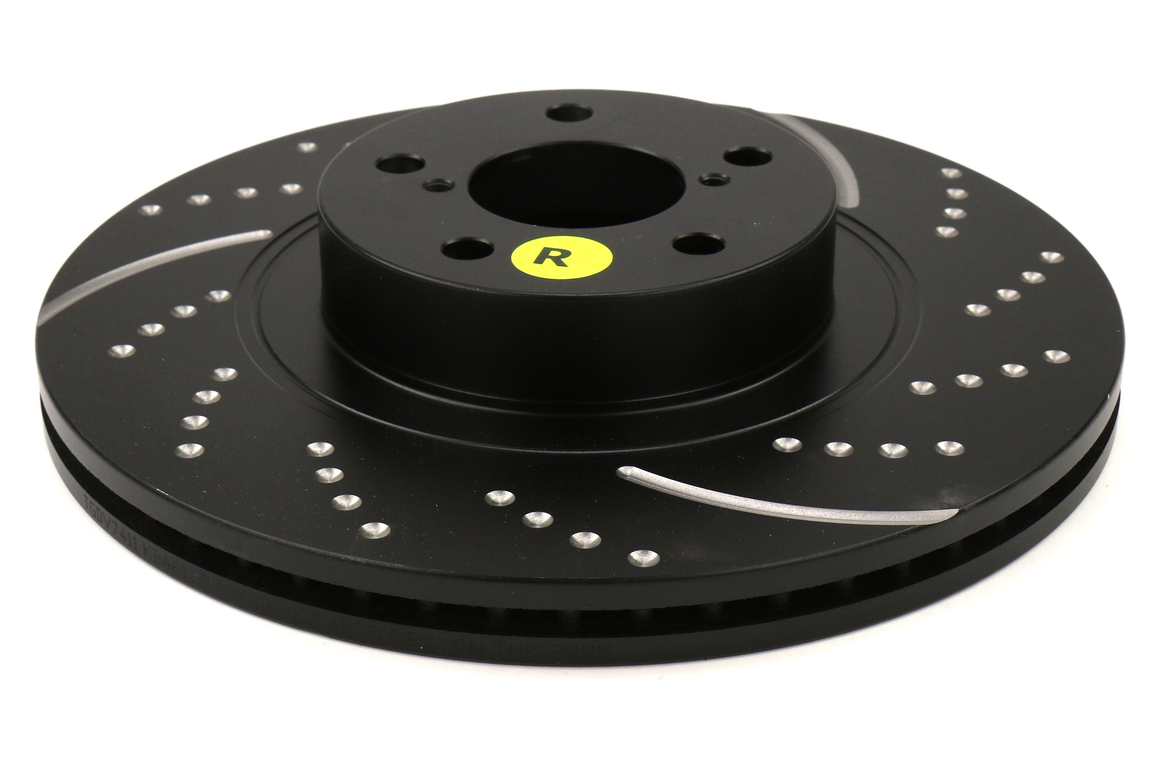 EBC Turbo Grooved Front Rotors - 2013-2026 Subaru BRZ / Toyota GT/GR86 / Scion FR-S (W/ Vented Rear Rotors)