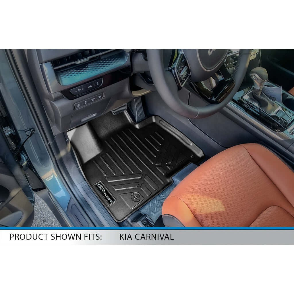 SMARTLINER Floor Liners for 2022-2026 Kia Carnival (7 Passenger Models With 2nd Row VIP Seats)