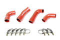 HPS Performance Silicone Transmission Oil Cooler Coolant Hose Kit, Mack Trucks 2007-2016 MP7 Engine Replace OE Part # 20934539 , 21548313 , 24926501 , 21209748, Orange, 57-1721