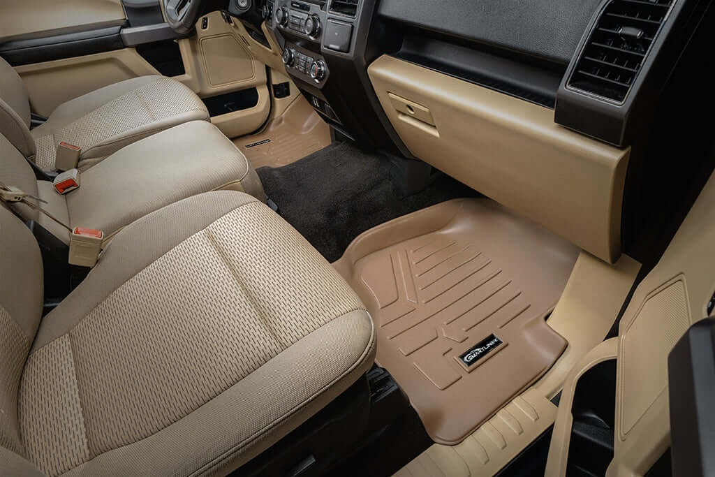 SMARTLINER Floor Liners for 2022-2026 Ford F-150 Lightning Only fits with 2nd Row Bucket seats without under seat fold-flat storage