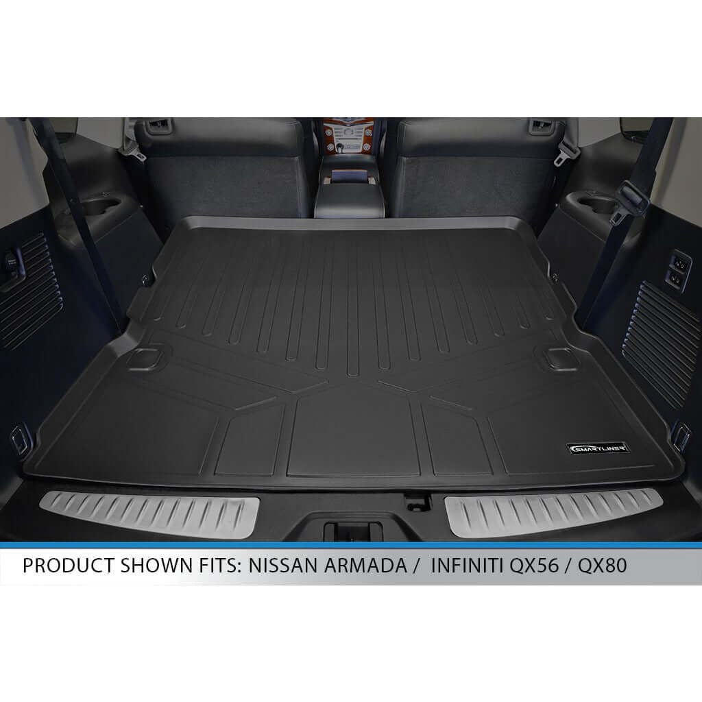 SMARTLINER Custom Fit Floor Liners For 17-18 Armada / 11-13 Infiniti QX56 / 2014-2018 QX80