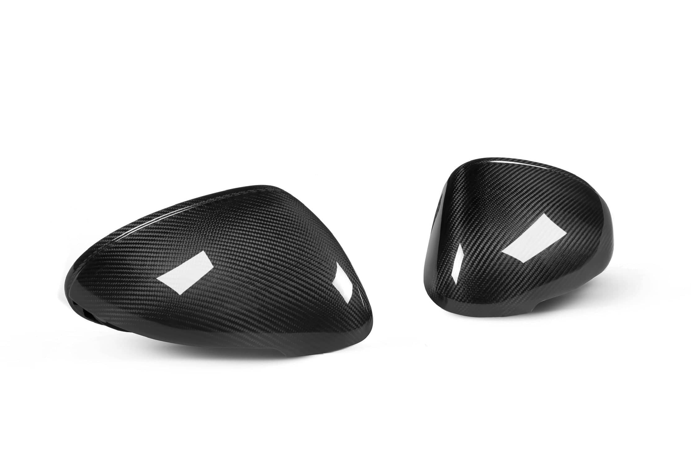 Macan 95B OEM Style Dry Carbon Fiber Mirror Cap With or Without Lane Assist