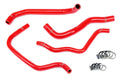 HPS Silicone Radiator and Heater Coolant Hose Kit 2008-2012 Honda Accord 2.4L, Red, 57-1389-RED