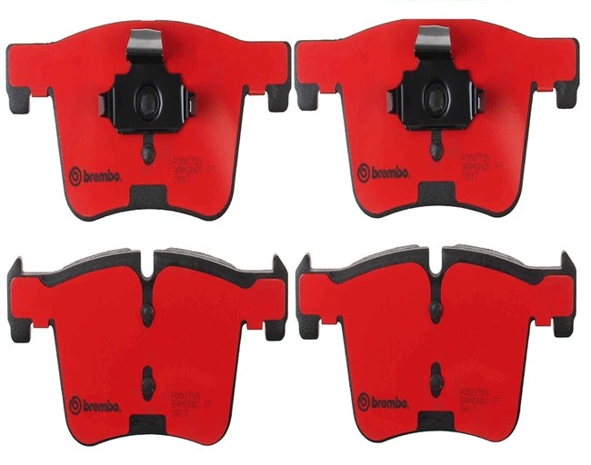 BMW F30 3-Series Rear Ceramic Brake Pad Set By Brembo 34206799813 or 34206873094