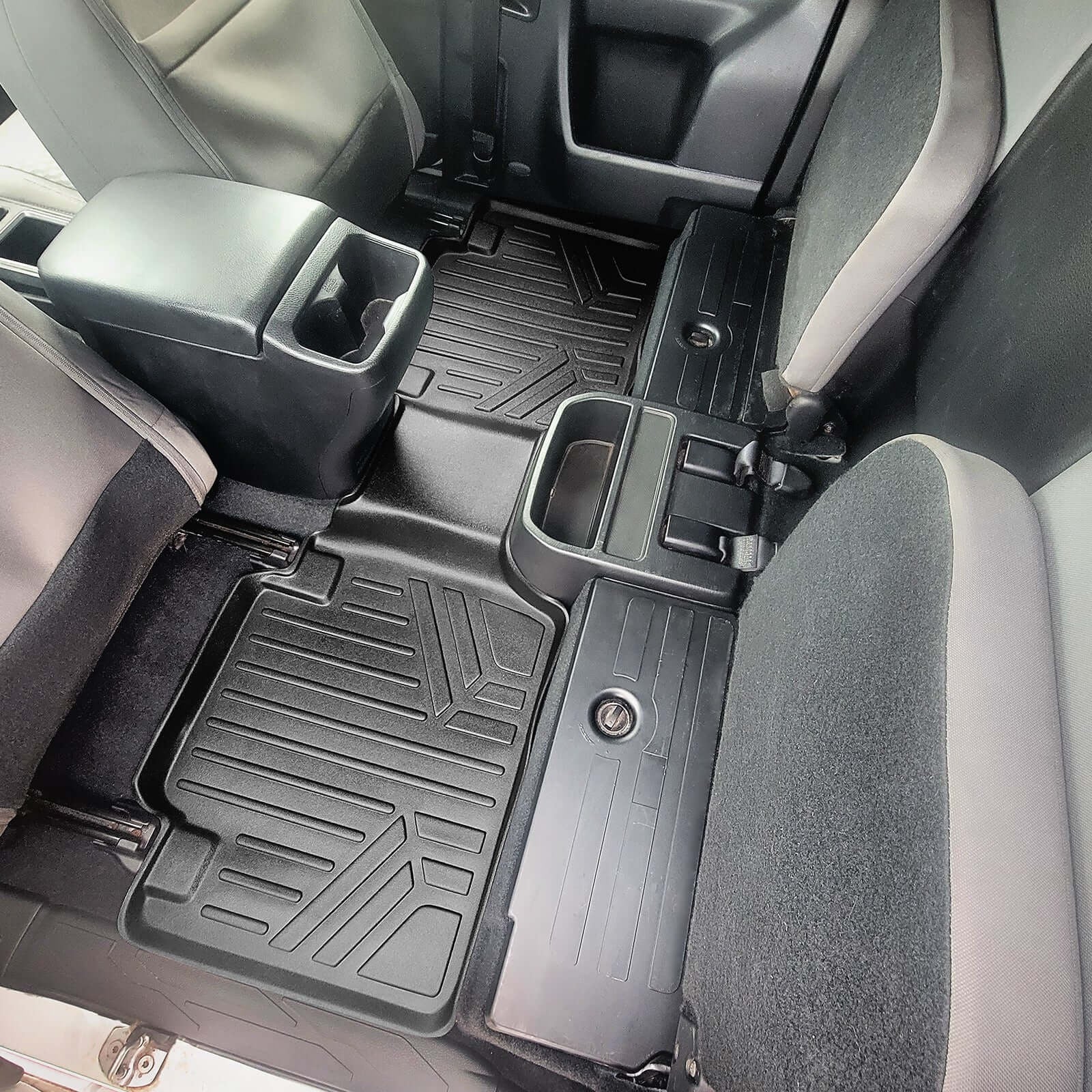 SmartCoverageTM Floor Liners For 2018-2023 Toyota Tacoma Access Cab (Automatic Transmission)