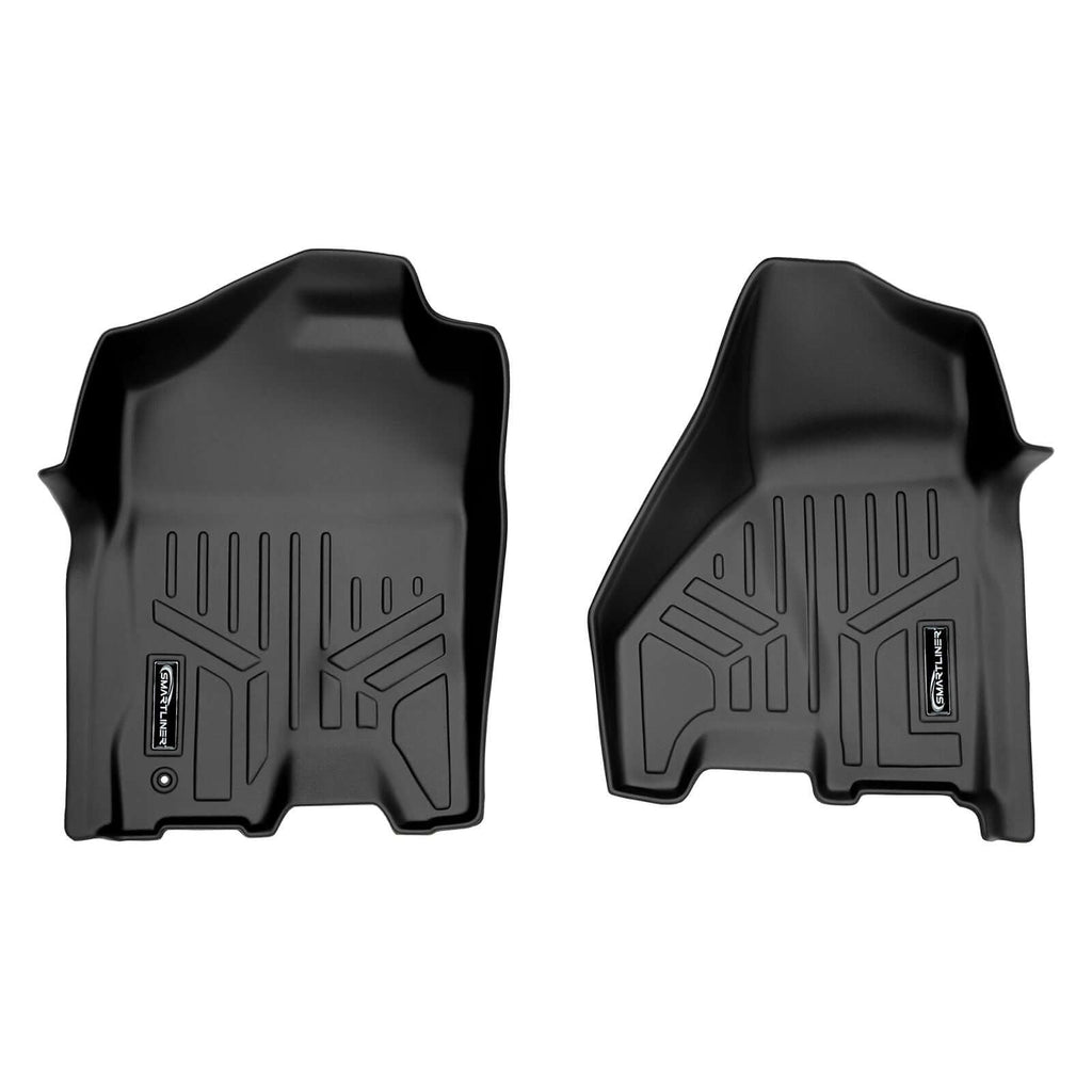SMARTLINER Floor Liners for 2009-2012 Dodge Ram 1500 / 2010-2012 2500/3500 Crew Cab (4 Full Size Doors)
