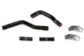 HPS Black Reinforced Silicone Radiator Hose Kit Yamaha 02-18 YZ125 2 Stroke