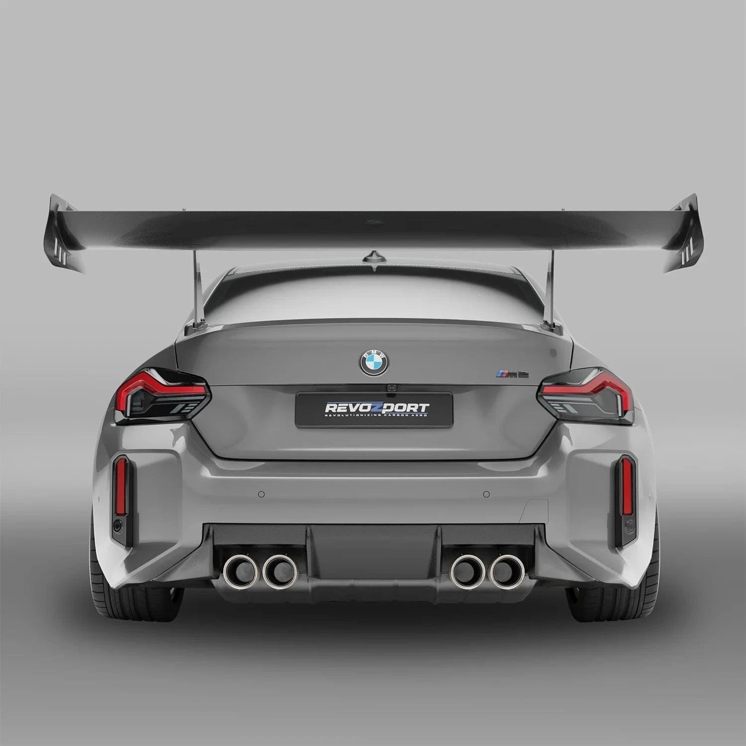 Revozport Carbon Fiber Rear Wing Spoiler for BMW G87 M2