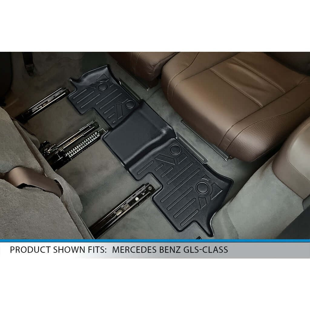 SMARTLINER Floor Liners for 2020-2026 Mercedes-Benz GLS-Class 7 Passenger (2nd Row Bench)