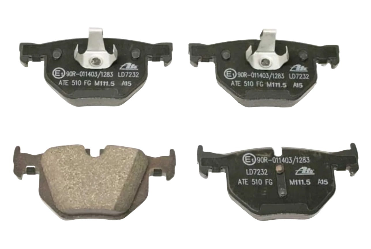 BMW E70 X5 Rear Ceramic Brake Pad Set By ATE 34216776937 or 34216768471