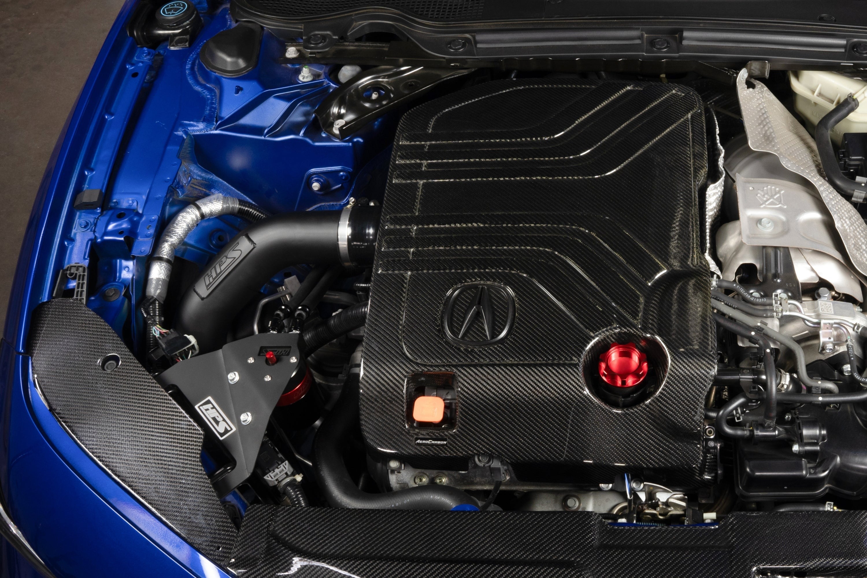 HPS Intercooler Charge Pipe (Cold and Hot Side), 2021-2025 Acura TLX Type S 3.0L Turbo, Black, 17-164WB