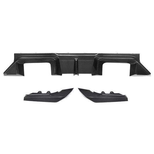 M2 G87 SQ-B Style Dry Carbon Fiber Rear Diffuser
