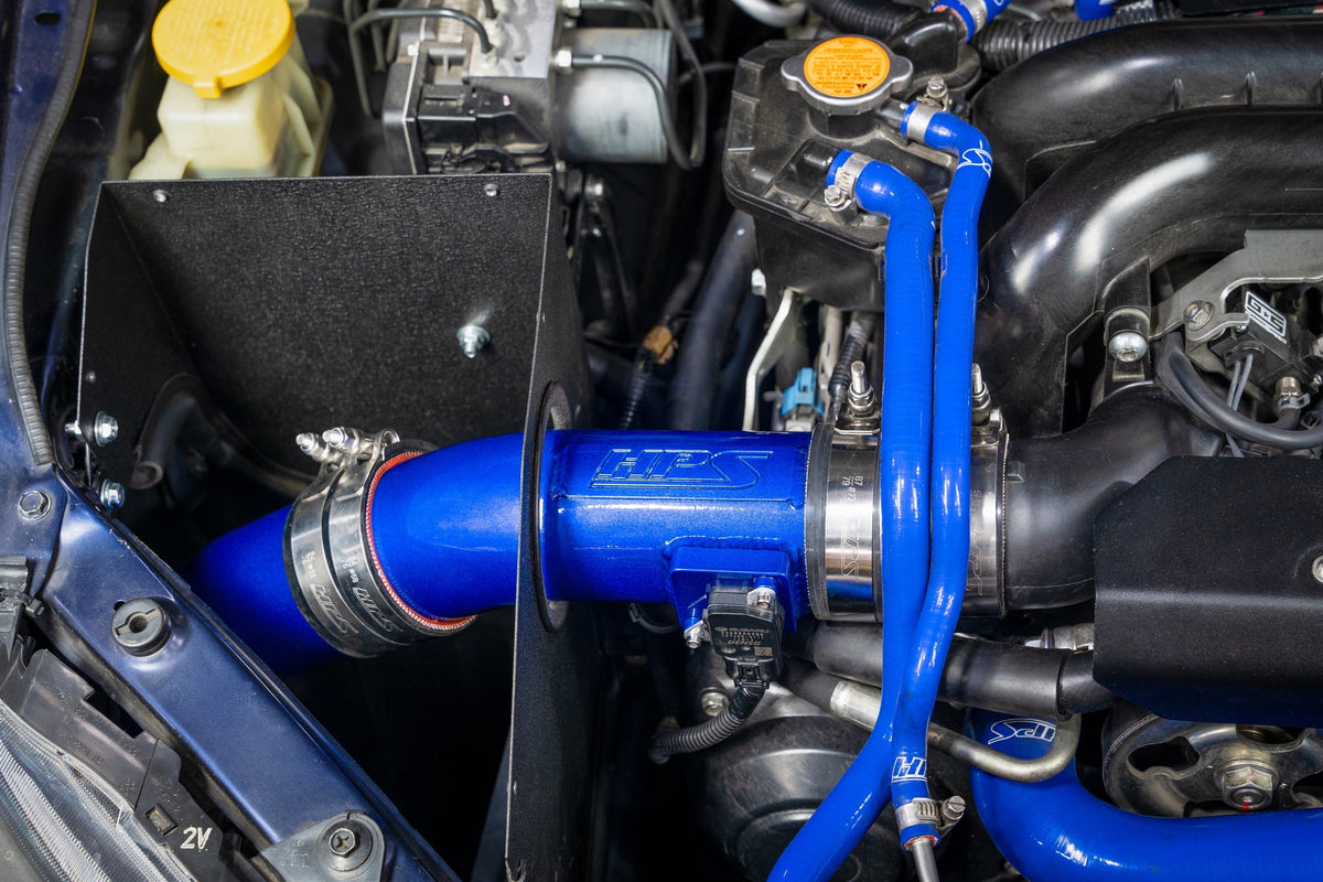HPS Cold Air Intake Kit 2008-2014 Subaru WRX 2.5L Turbo, Converts to Shortram, 837-778