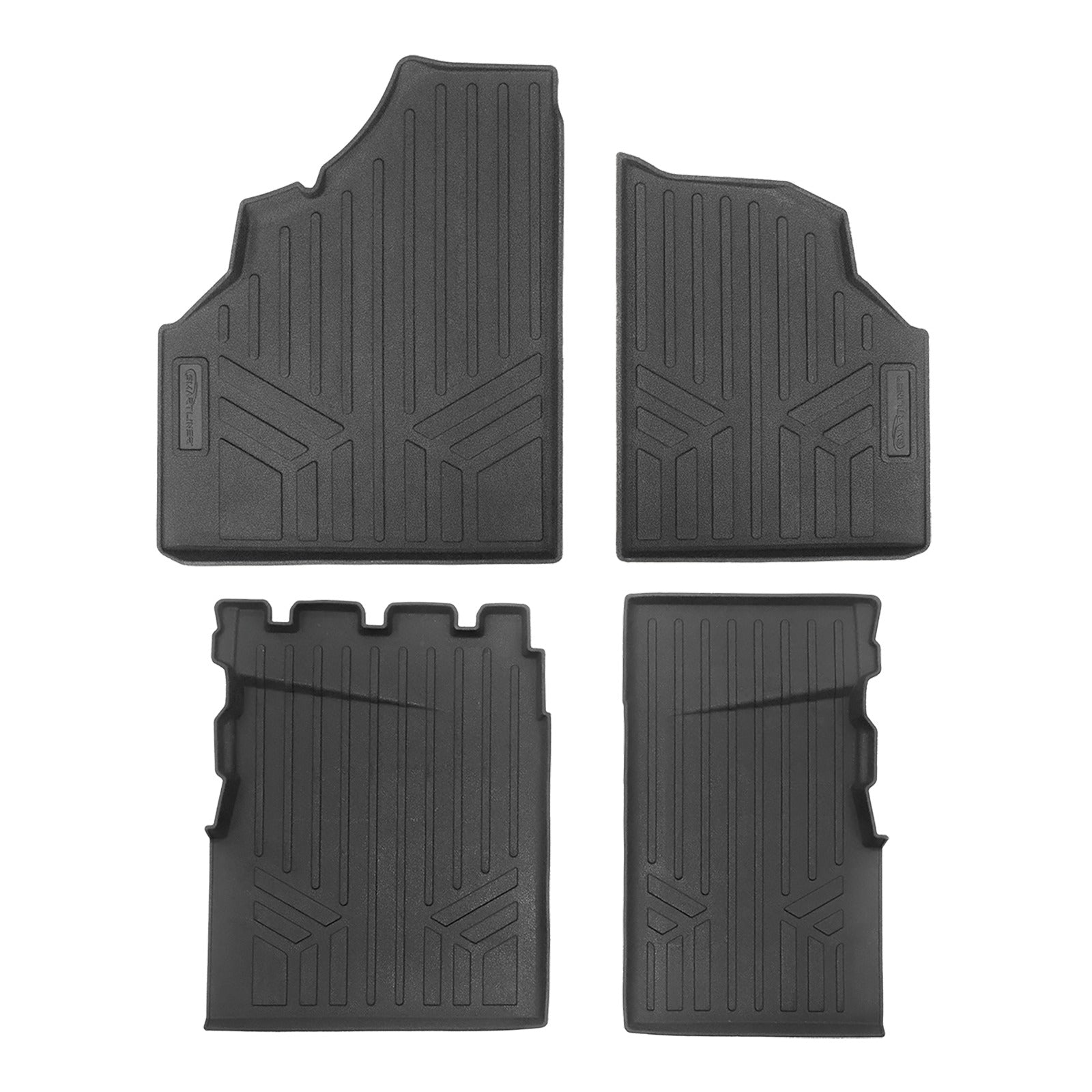 SMARTLINER OUTDOORSTM Rugged Rubber Floor Liners For 2016-2026 Can-Am Defender (6 Seater)