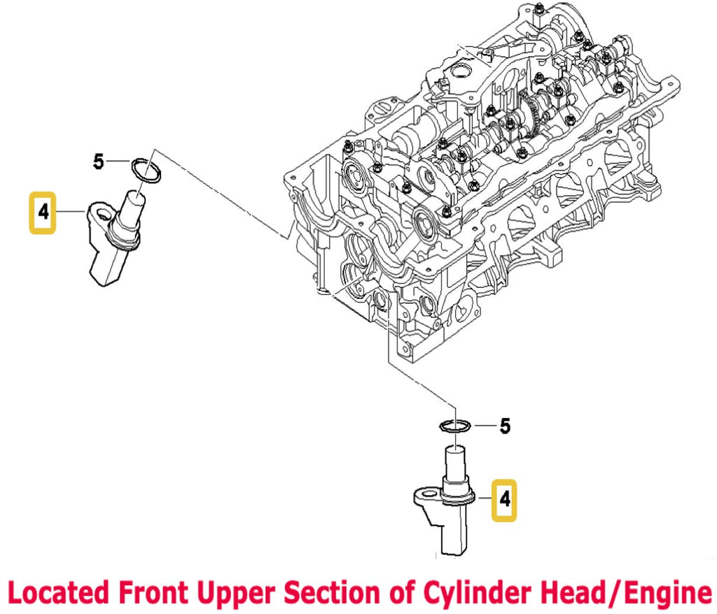 BMW F10 5-Series Camshaft Position Sensor By Bremi 13627525014