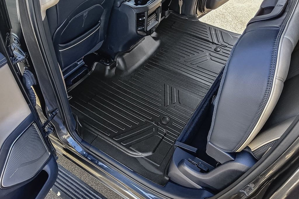 SmartCoverageTM Floor Liners For 2025-2026 Ram 1500 Crew Cab with Rear Underseat Storage Box (with OTH)