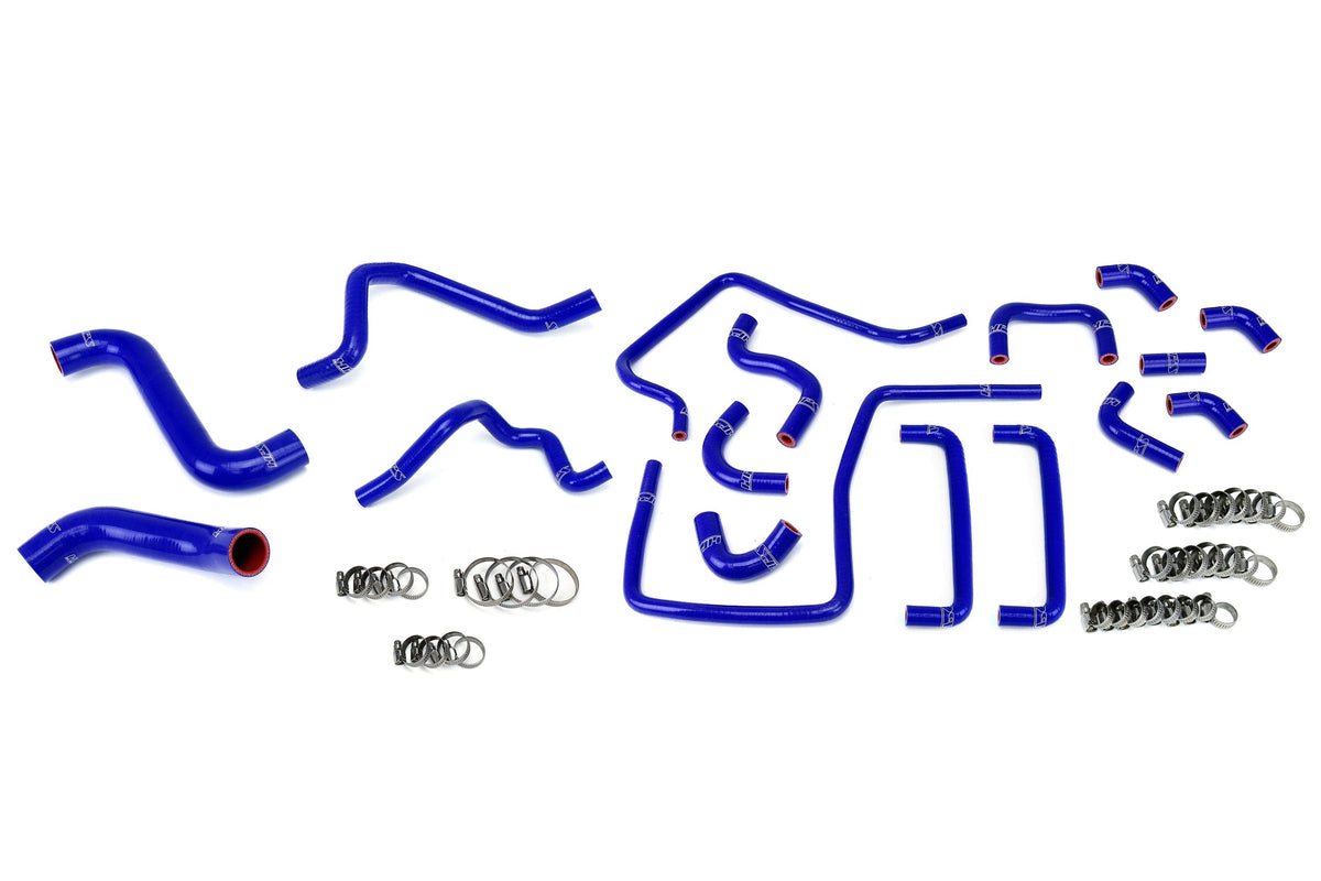 HPS Reinforced Silicone Radiator, Heater and Ancillary Hose Kit Coolant, Subaru 06-07 Impreza WRX STi 2.5L Turbo, Blue