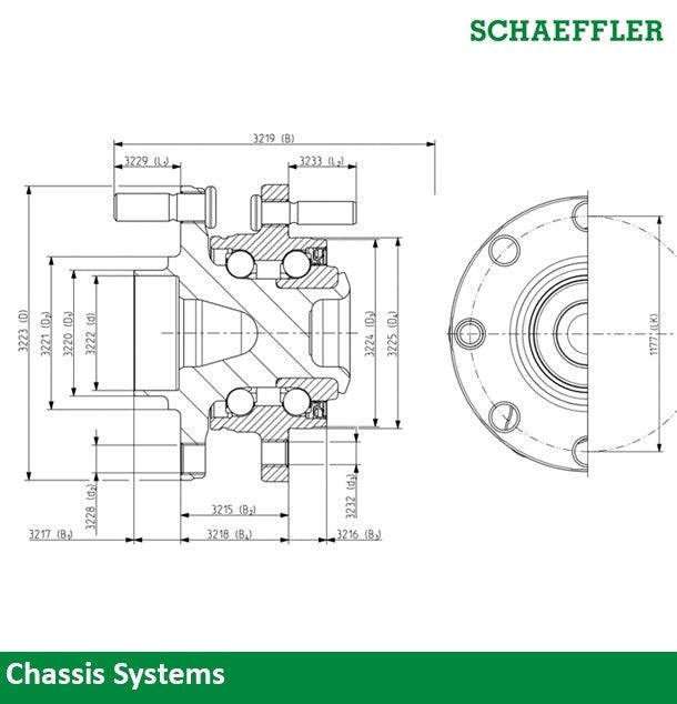 BMW G05 X5 Front Wheel Bearing Assembly OEM 31206890070