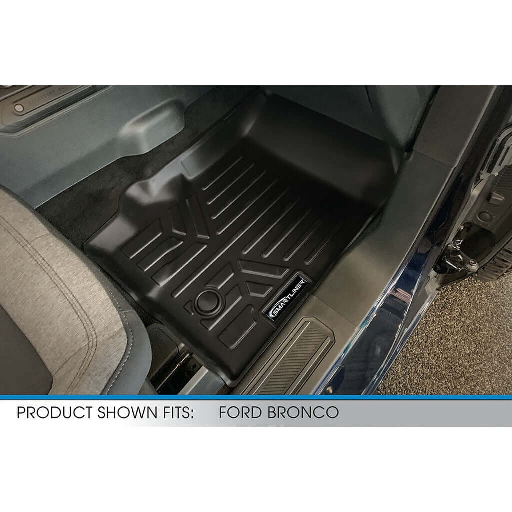 SMARTLINER Custom Fit Floor Liners For 2021-2026 Ford Bronco (4-Door)