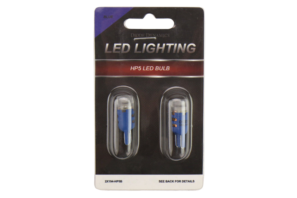 Diode Dynamics 194 HP5 Blue Bulb Pair - Subaru Models (inc. 2015-2021 WRX / STI / 2013-2020 BRZ)