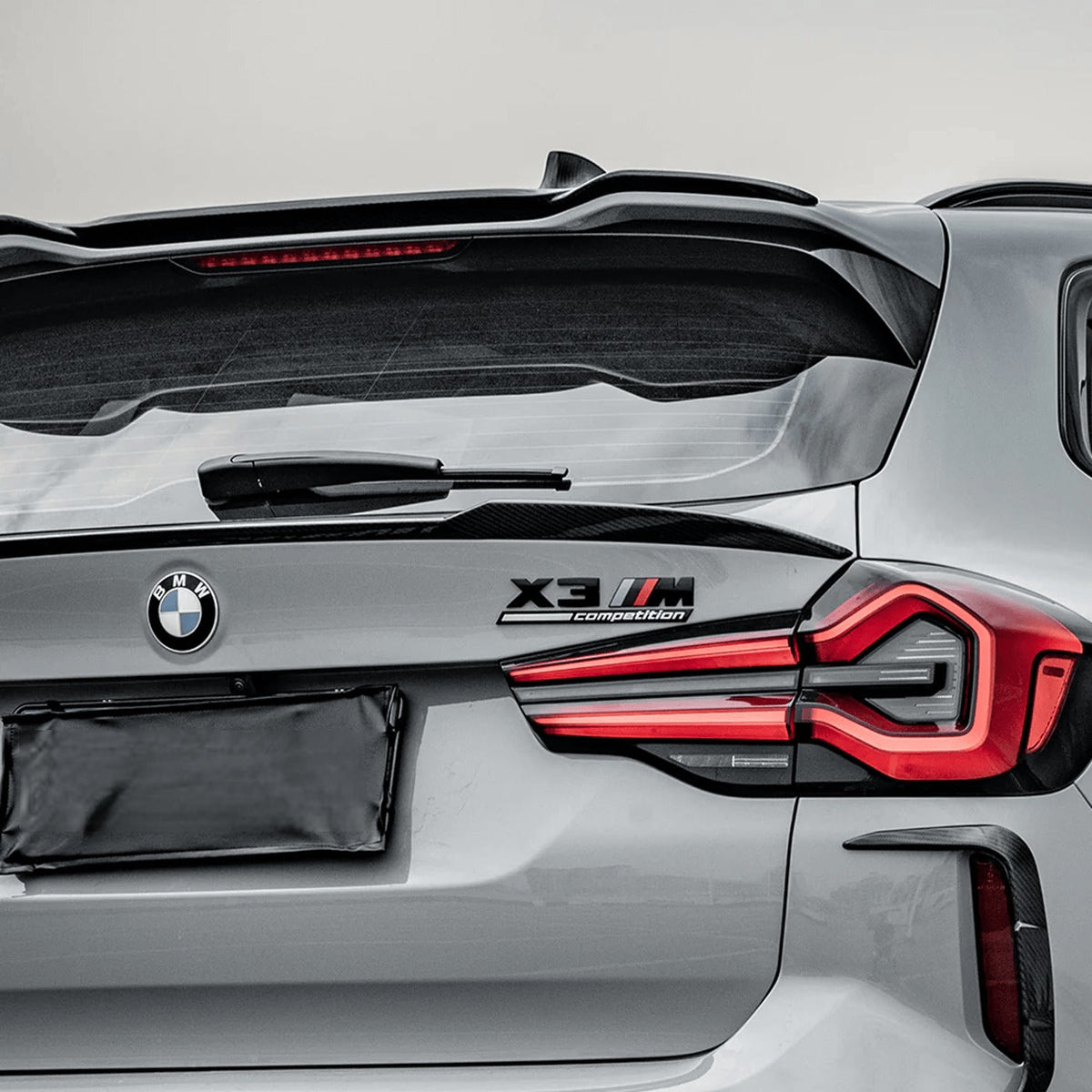 F97 X3M SQ Style Dry Carbon Roof Spoiler