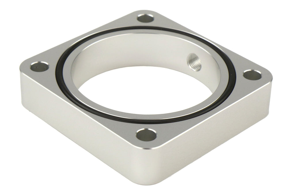 Torque Solution 19mm Throttle Body Spacer Silver - 2013-2021 Scion FR-S / Subaru BRZ / Toyota 86