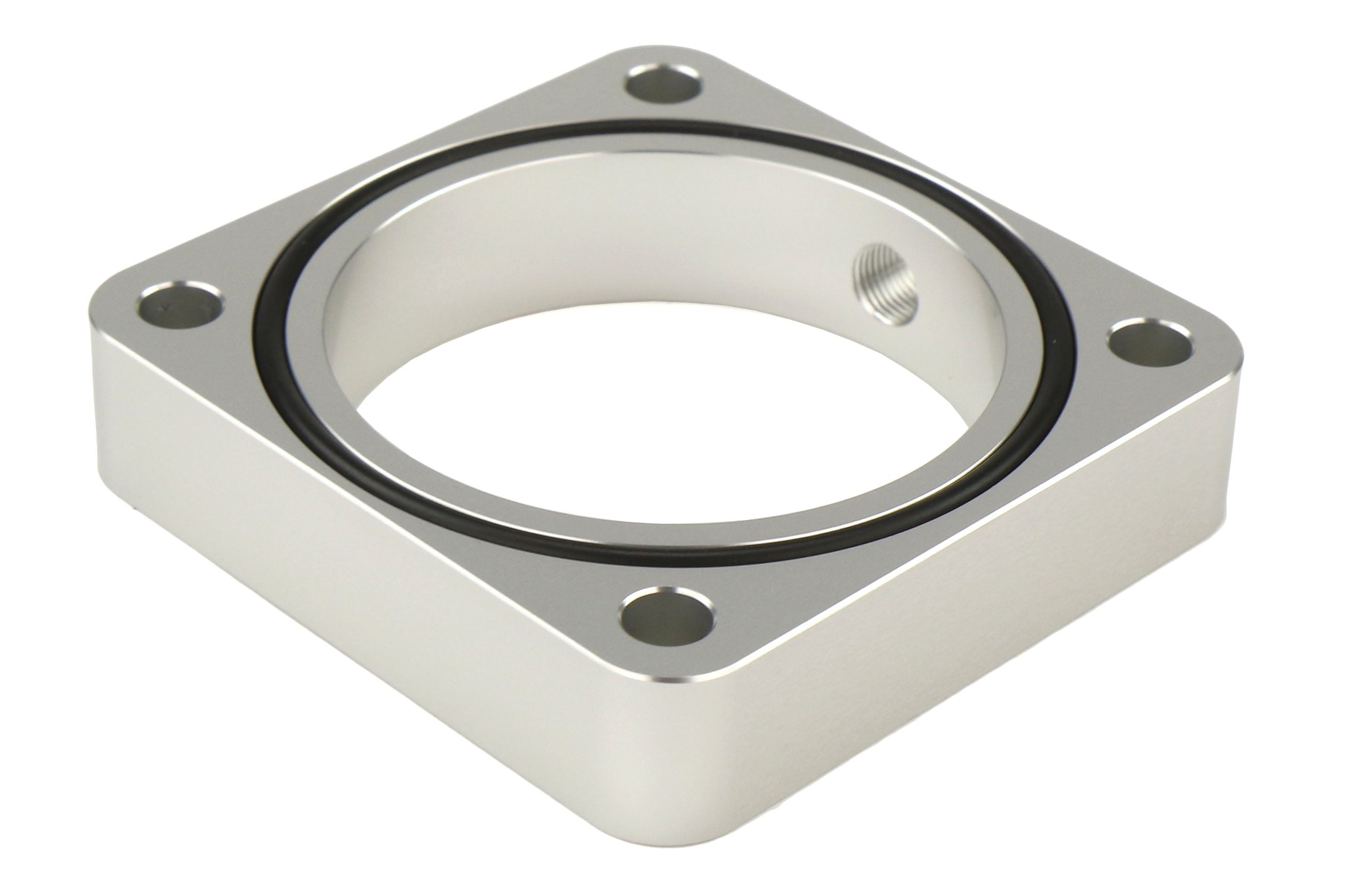 Torque Solution 19mm Throttle Body Spacer Silver - 2013-2021 Scion FR-S / Subaru BRZ / Toyota 86