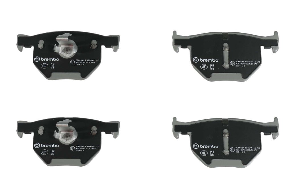 BMW F15 X5 Rear Ceramic Brake Pad Set By Brembo 34216868497