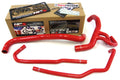 HPS Red Reinforced Silicone Radiator Hose Kit Coolant Ford 10-13 F150 SVT Raptor 6.2L V8