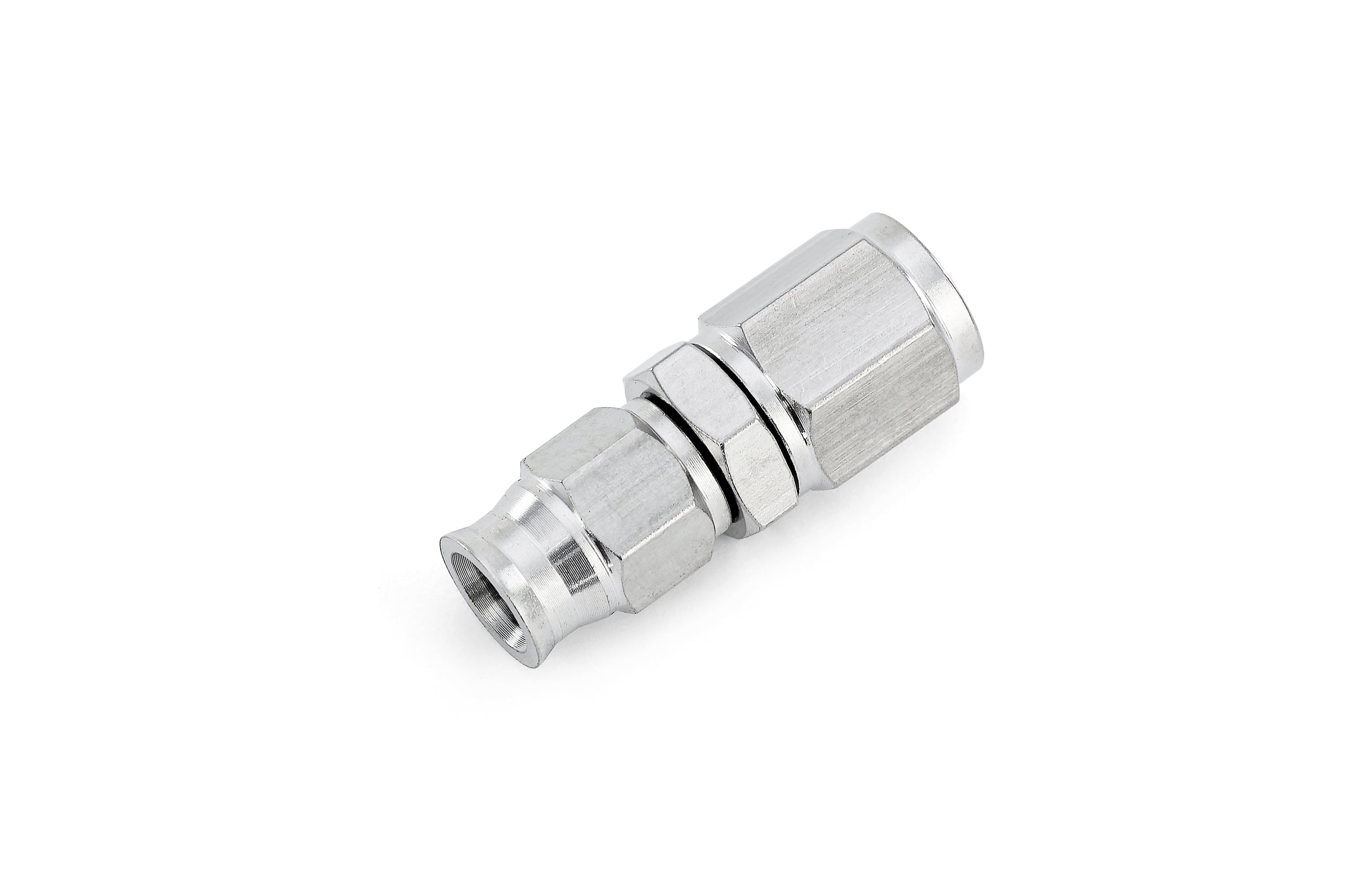HPS Performance Compression Teflon Hose End to AN Female for PTFE Hose, Stainless Steel