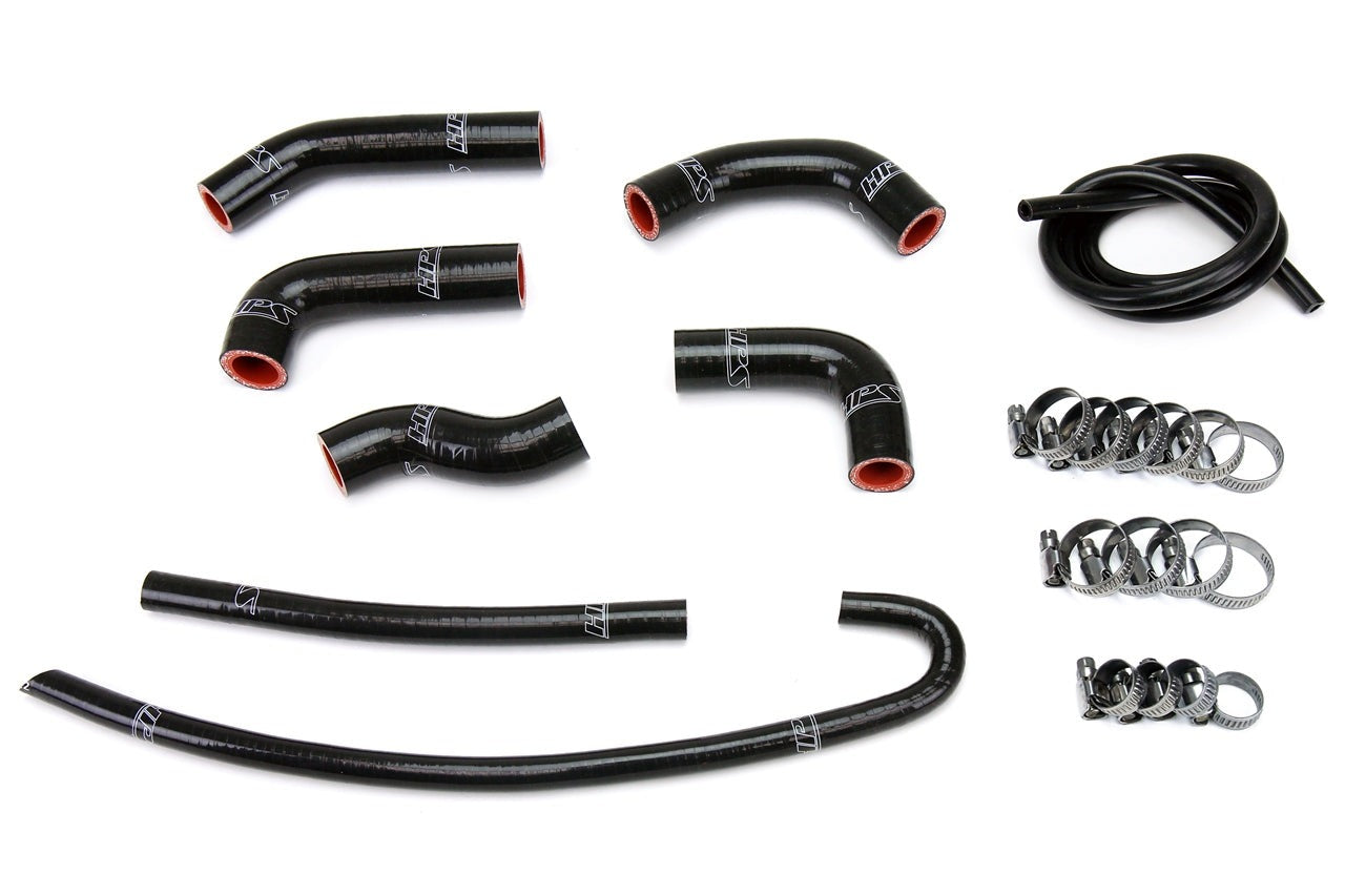 HPS Black Reinforced Silicone Radiator Hose Kit Honda 00-10 XR650R