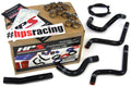 HPS Black Reinforced Silicone Radiator Hose Kit Honda 03-04 CR125R 2 Stroke
