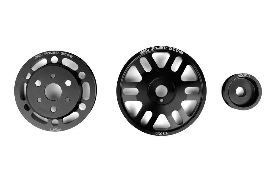 Go Fast Bits 3pc Lightweight Pulley Kit - 2013-2016 Scion FR-S / 2013-2020 Subaru BRZ / 2017-2019 Toyota 86