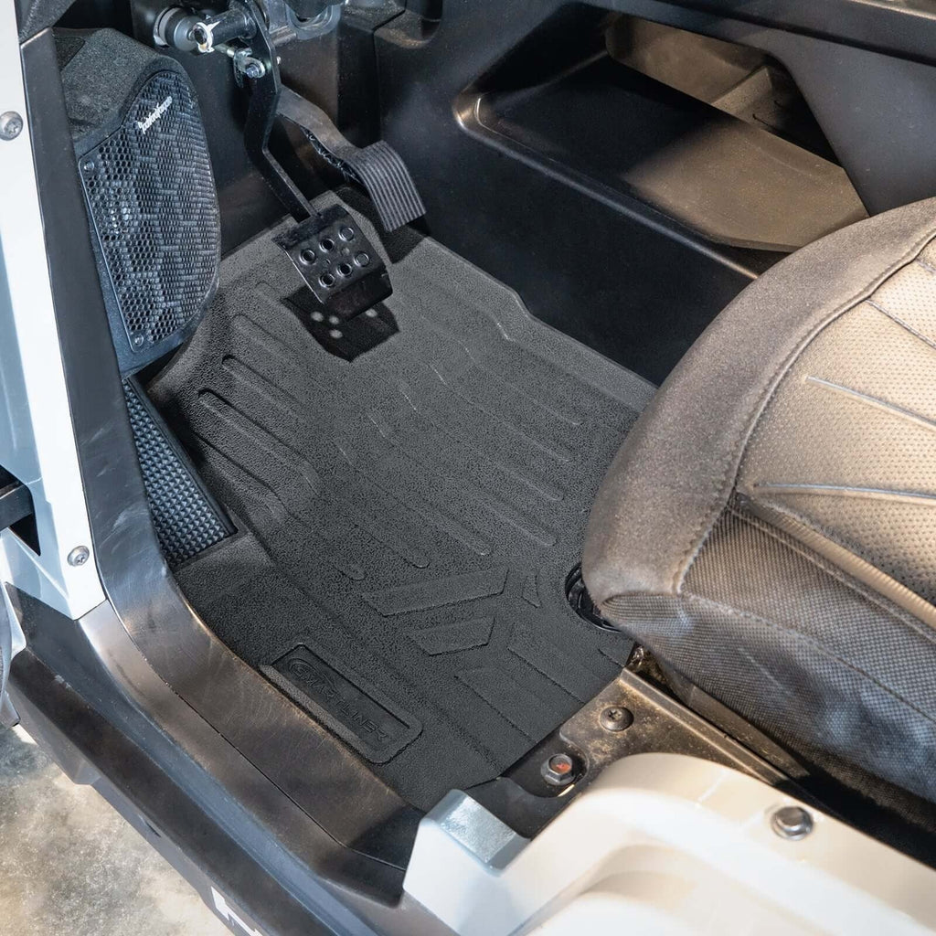 SMARTLINER Rugged Rubber Floor Liners For 2019-2026 Polaris General XP 1000 (4-Seater Models)