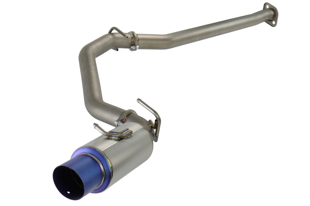Invidia Full Titanium Single Exit Cat Back Exhaust - Burnt Tips - 2013-2024 Scion FR-S / Subaru BRZ / Toyota GR86