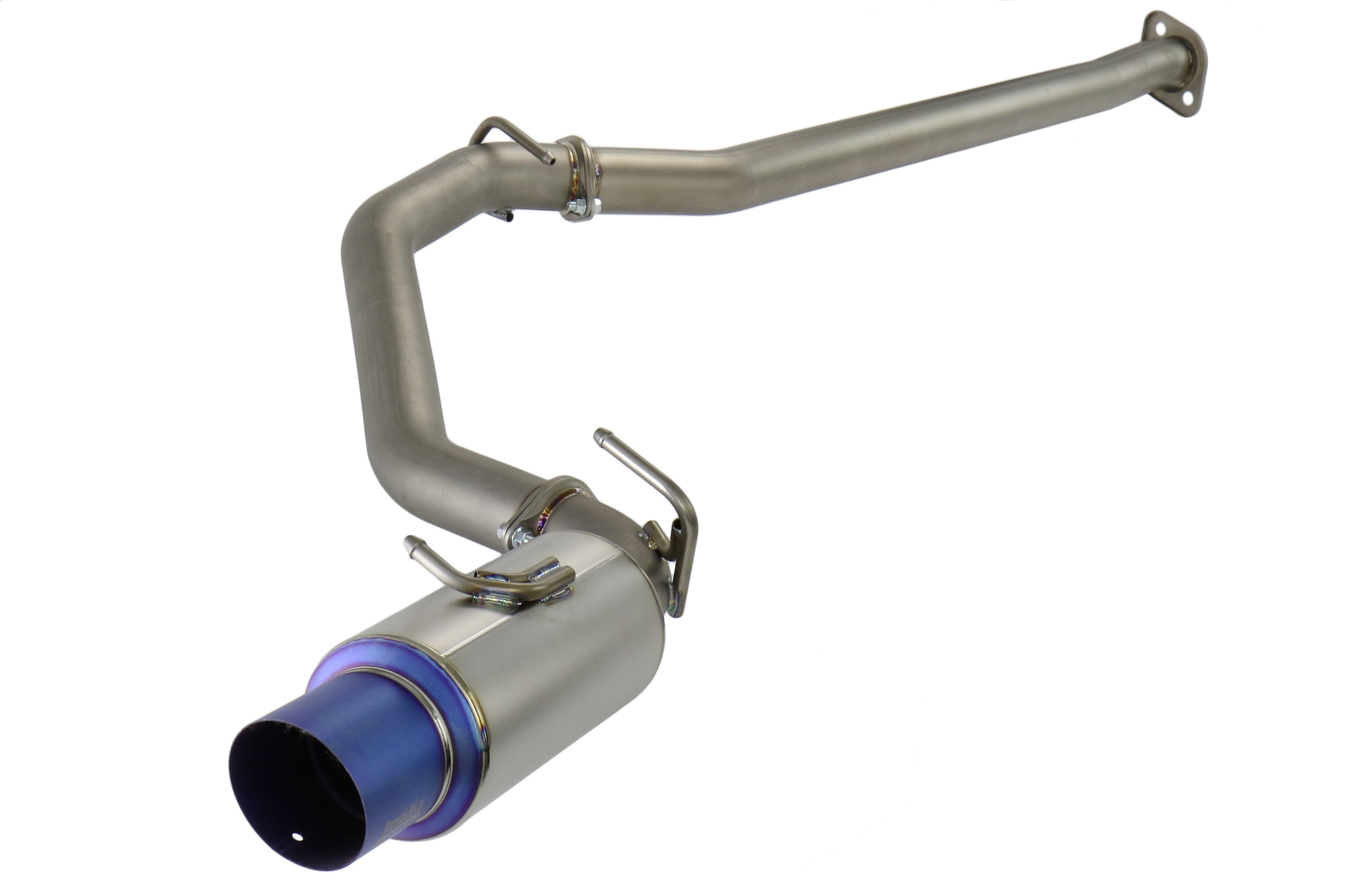 Invidia Full Titanium Single Exit Cat Back Exhaust - Burnt Tips - 2013-2024 Scion FR-S / Subaru BRZ / Toyota GR86