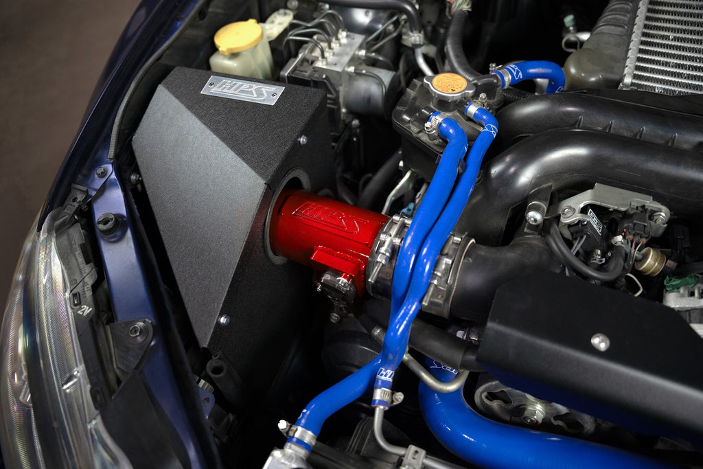 HPS Performance Air Intake Kit with Heat Shield, 2008-2014 Subaru Impreza WRX STI 2.5L Turbo, 827-778