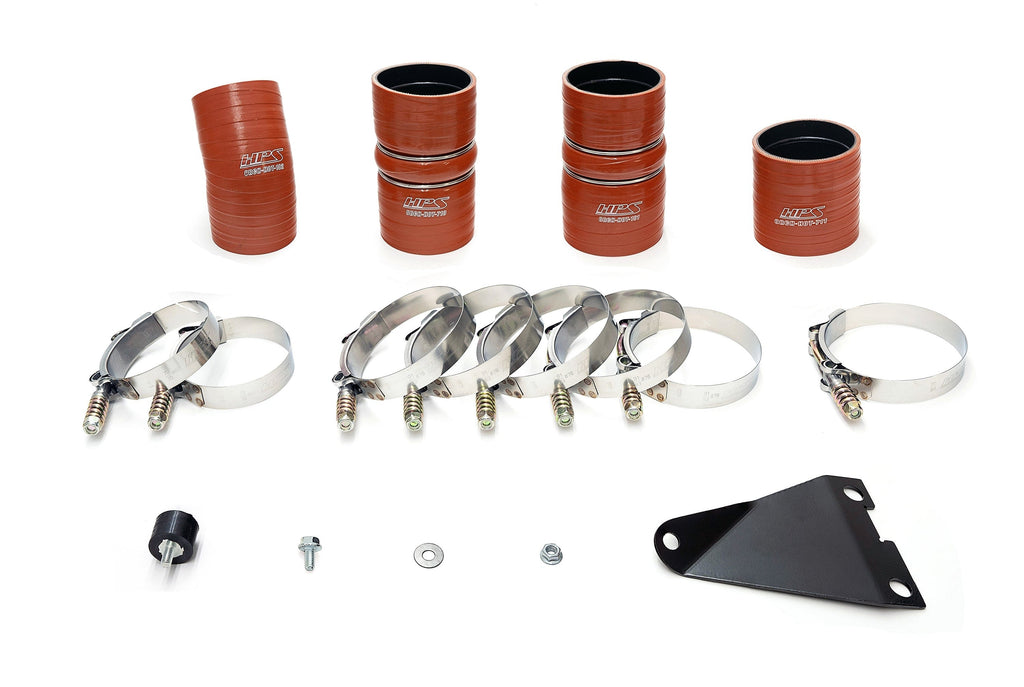 HPS Hot & Cold Side Charge Pipe with CAC Hose Intercooler Boots, 03-07 Ford F350 Superduty Powerstroke 6.0L Diesel Turbo