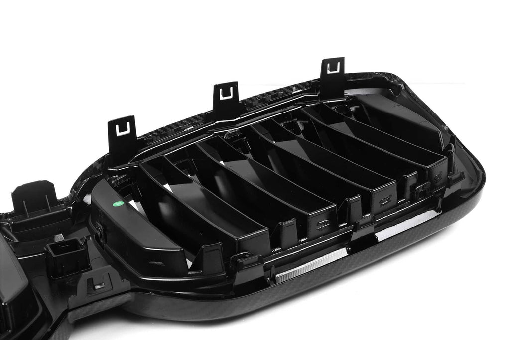 F97 F98 LCI Double Slat Dry Carbon Fiber Grill