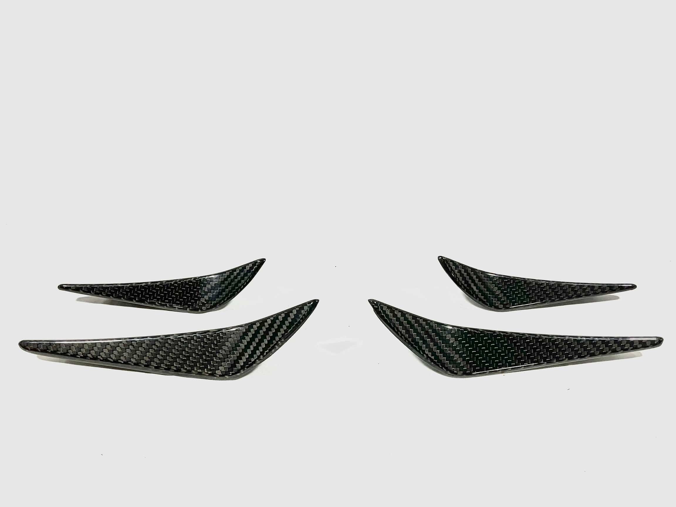 OPEN BOX - Kies Motorsports 2020-2025 BMW M3 (G80) / M4 (G82 / G83) Performance Style Dry Carbon Fiber 4pc Canard Set