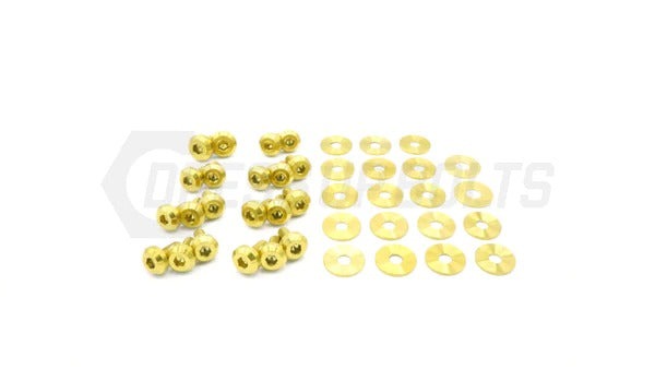 Fast Turn Fittings Stage 1 Titanium Hardware Engine Bay Kit (Gold) - 2013-2016 Scion FR-S / 2013-2020 Subaru BRZ / 2017-2020 Toyota 86