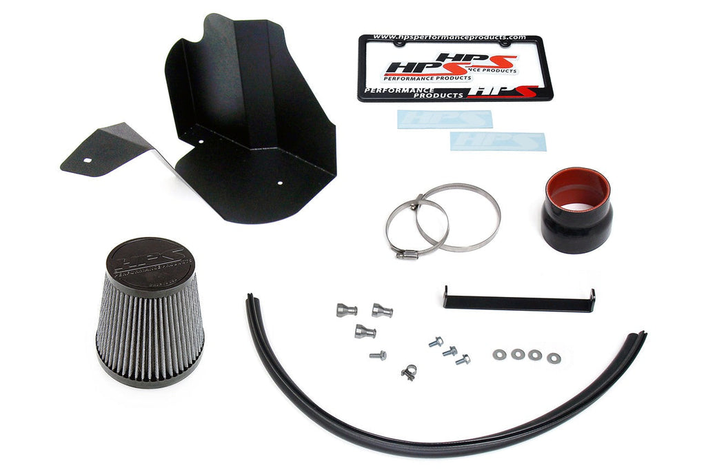 HPS Air Intake Kit 2012-2018 Audi A6 Quattro 3.0L Supercharged (C7), Includes Heat Shield