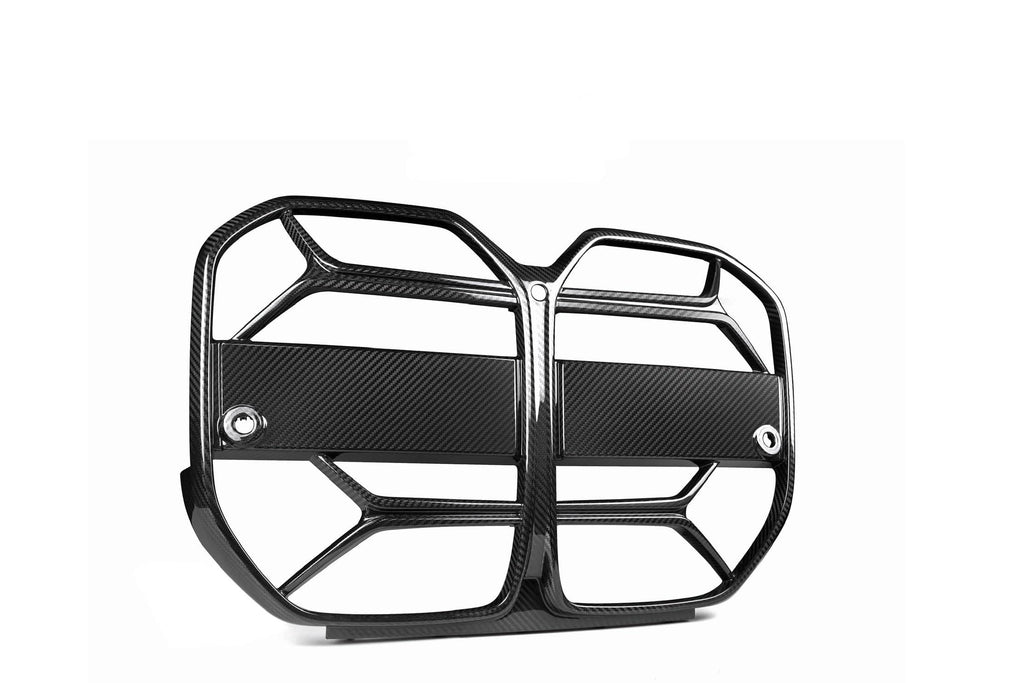 4 Series Gran Coupe G26 CSL Style Dry Carbon Fiber Grill With or Without ACC