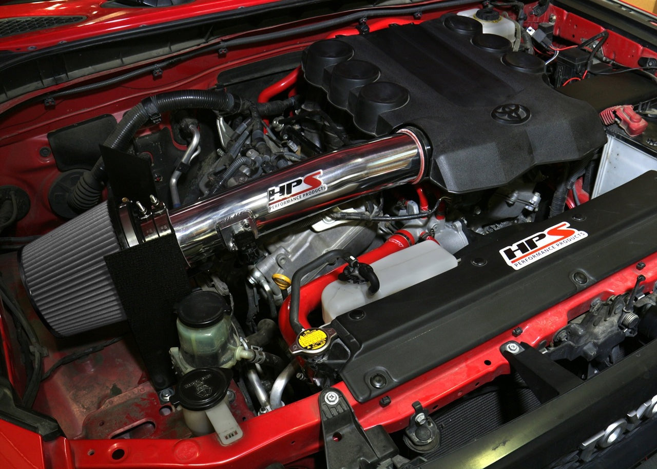 HPS Shortram Air Intake Kit 2010-2024 Toyota 4Runner 4.0L V6, Includes Heat Shield, 827-583