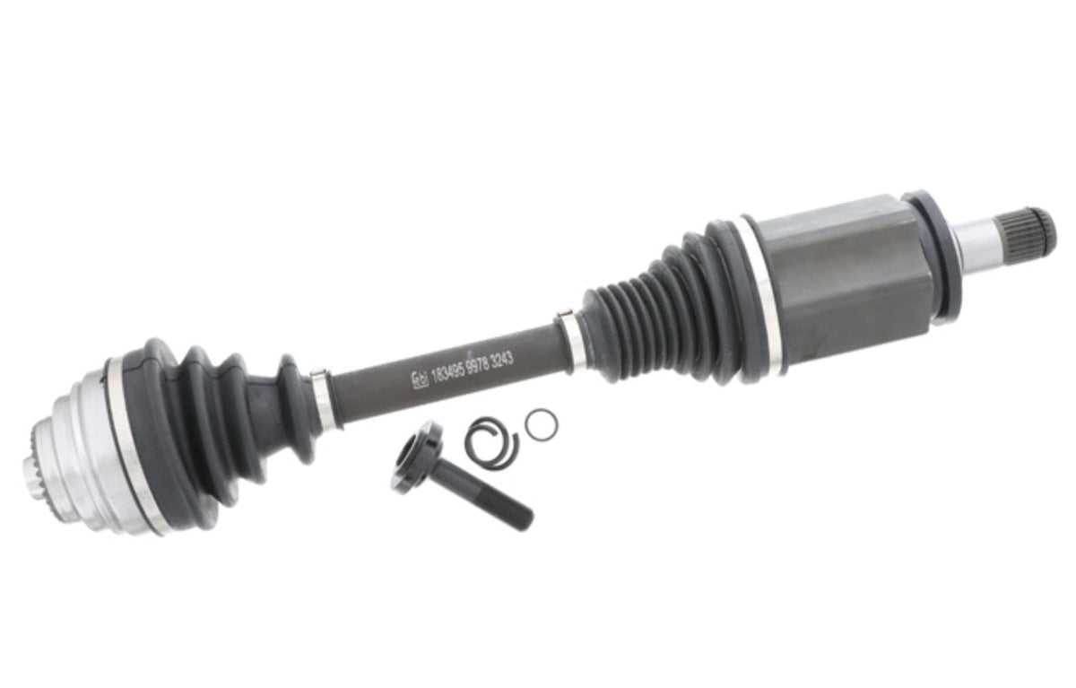 BMW F30 3-Series xDrive Front Driver Side Axle Assembly By Febi 31607597693