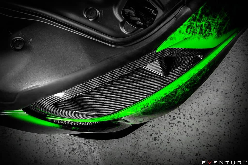 Eventuri Toyota A90 Supra Black Carbon Headlamp Race Duct
