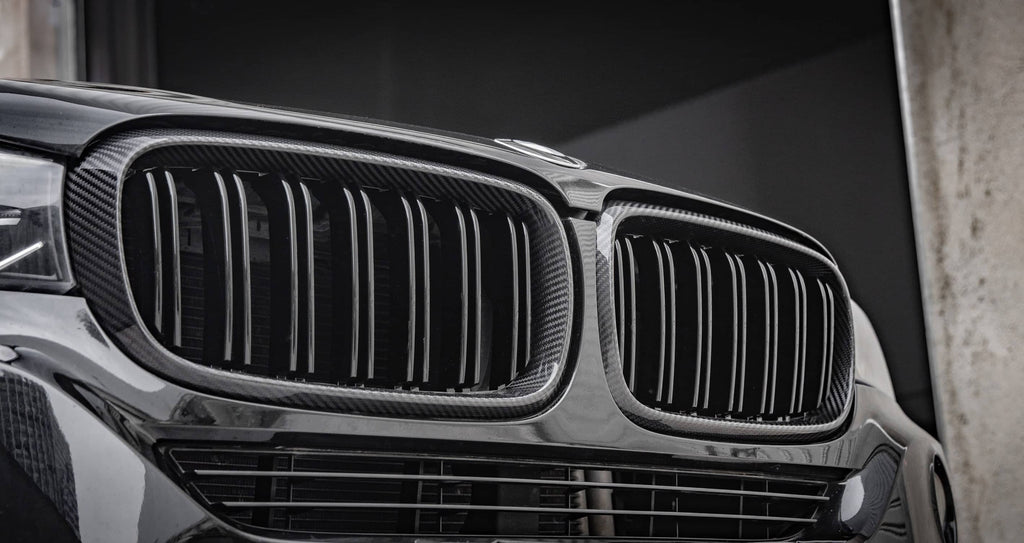 F15/F16 X5 Double Slat Dry Carbon Grill
