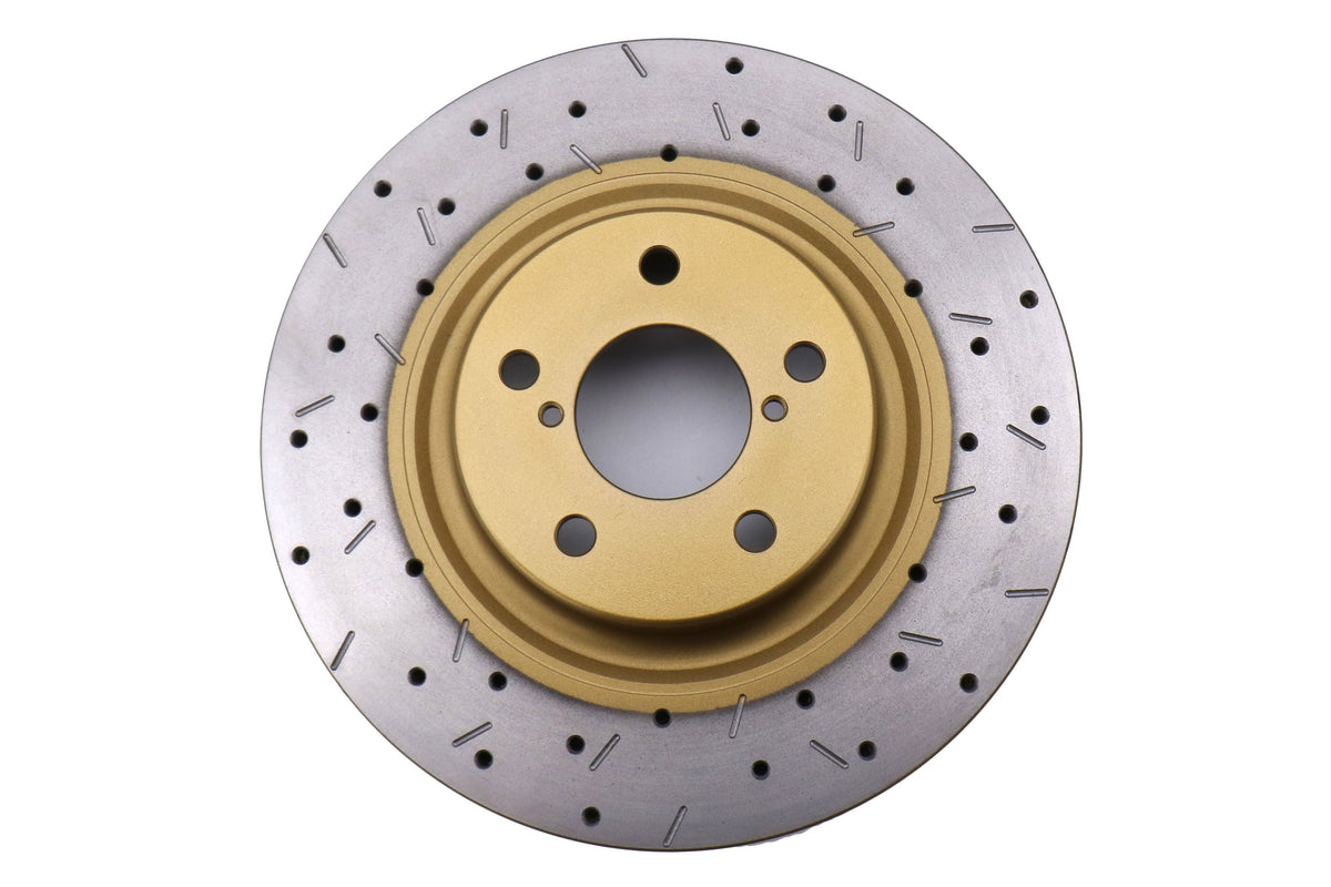 DBA 4000 Series Drilled/Slotted Rotor Single Front - Subaru Models (inc. 2002-2014 WRX)